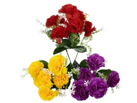 Ramos claveles 30cm 1018